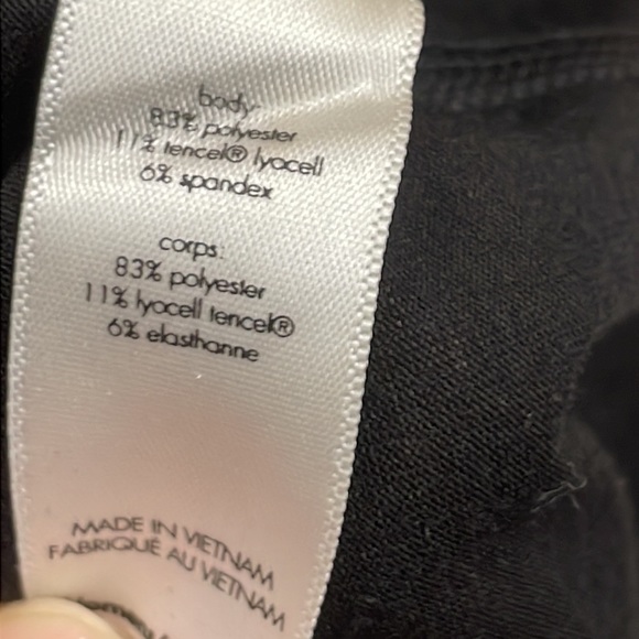 Lucy Tech Black Tech Tee Short Sleeve Scoop Neck XS - Picture 7 of 9